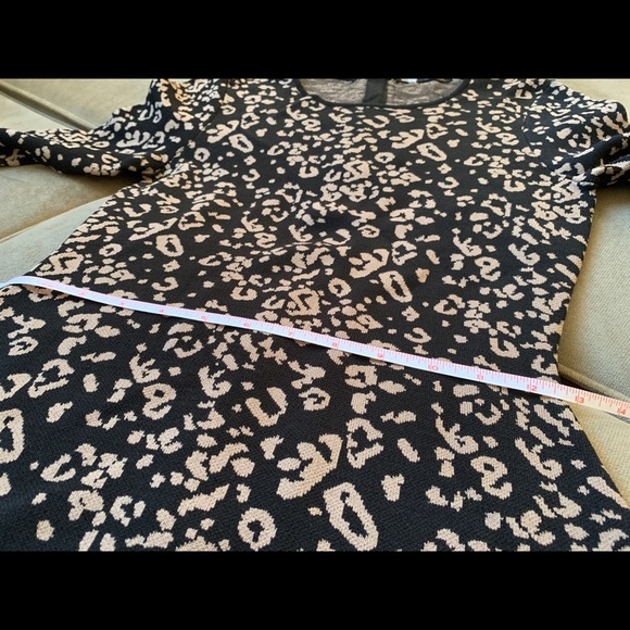 NWT B Mischka Leopard Sweater Dress - Picture 6 of 8